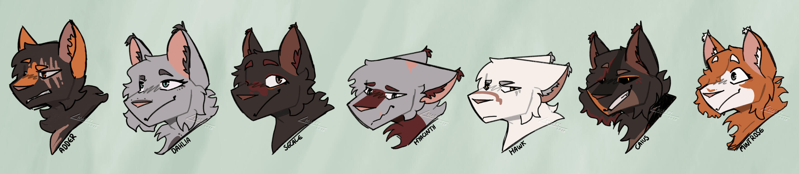 Old Warrior Cats OC Redraws || 2026